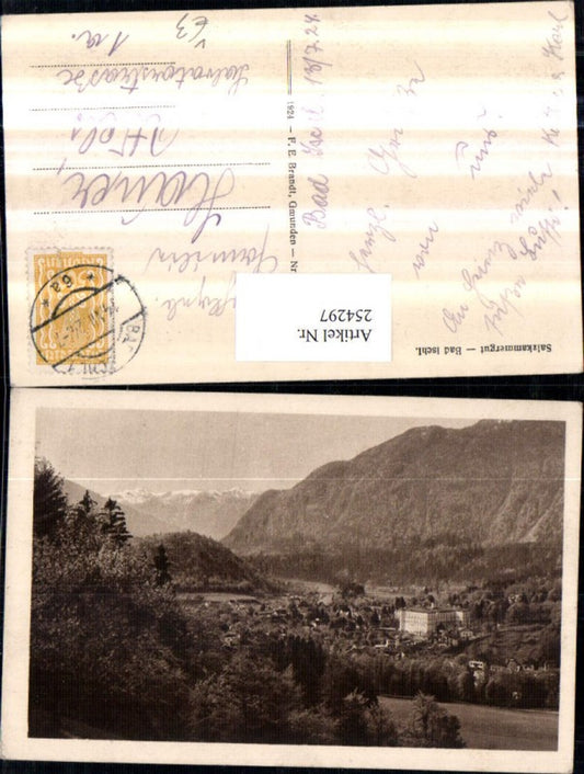 254297,Bad Ischl Teilansicht Kurhaus pub F. E. Brandt 0136