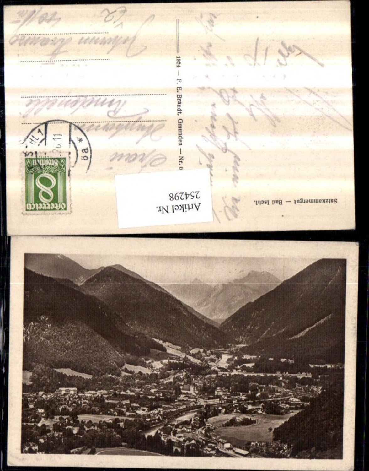 254298,Bad Ischl Totale pub F. E. Brandt 047