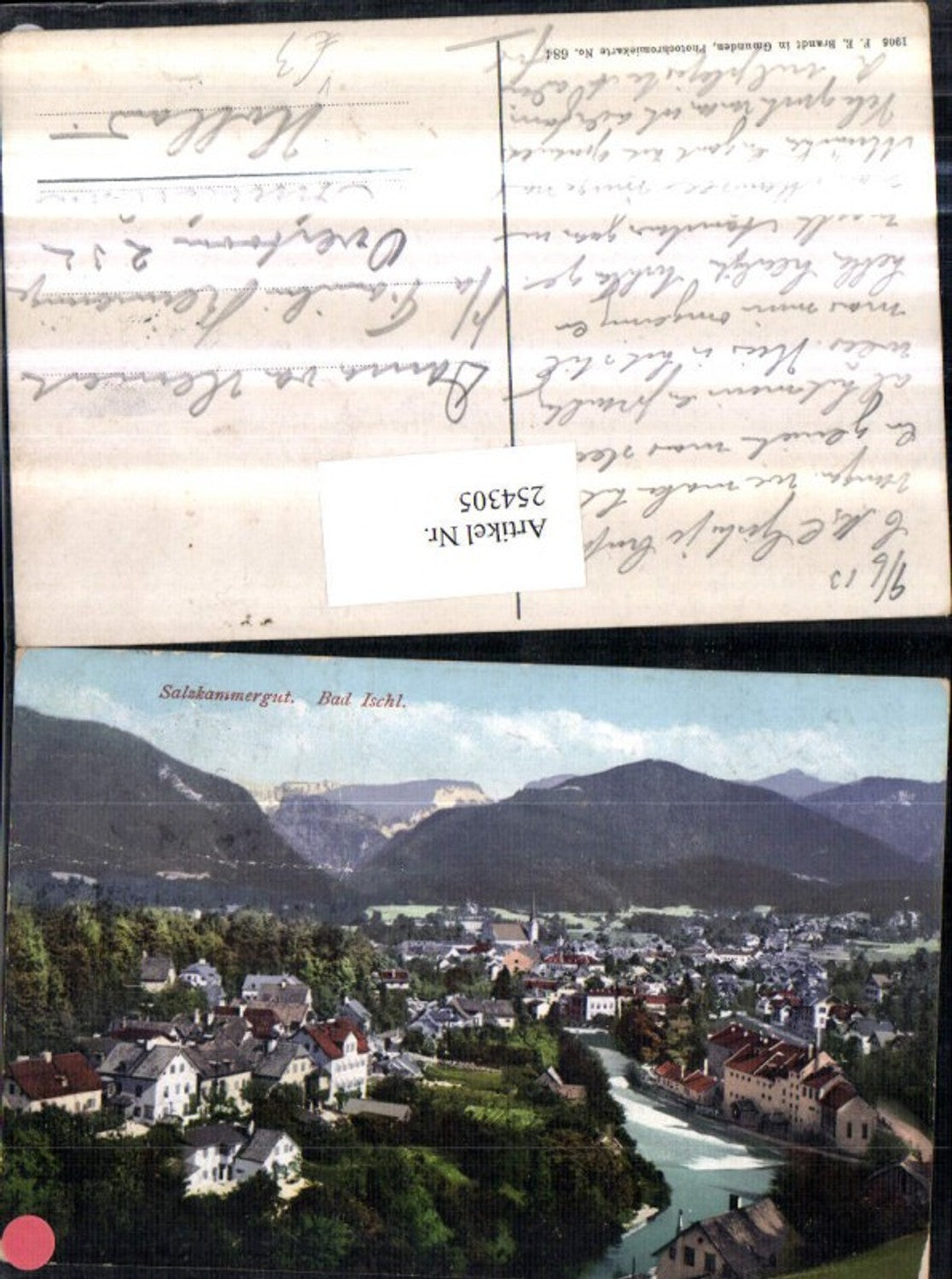 254305,Bad Ischl Totale pub F. E. Brandt 684