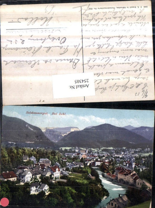 254305,Bad Ischl Totale pub F. E. Brandt 684