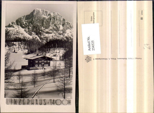 254525,Linzerhaus auf d. Wurzeralm Bergkulisse Winterbild b. Spital am Pyhrn pub Foto Hubmann 150