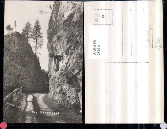 254531,Der Hengstpass b. Spital am Pyhrn Wegpartie pub Foto Hochreiter 1910