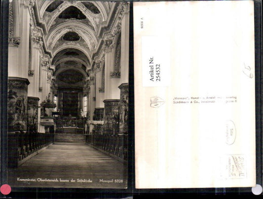 254532,Kremsmünster Innenansicht d. Stiftskirche Kirche