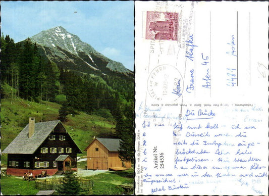 254536,Bosruckhütte m. Großen Pyhrgas Bergkulisse b. Spital am Pyhrn