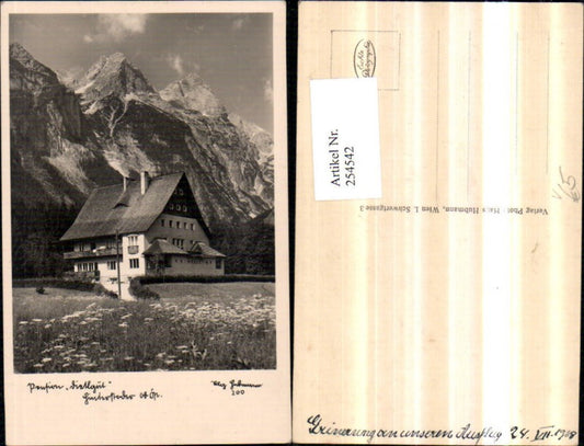 254542,Hinterstoder Pension Dietlgut Bergkulisse pub Foto Hubmann 200