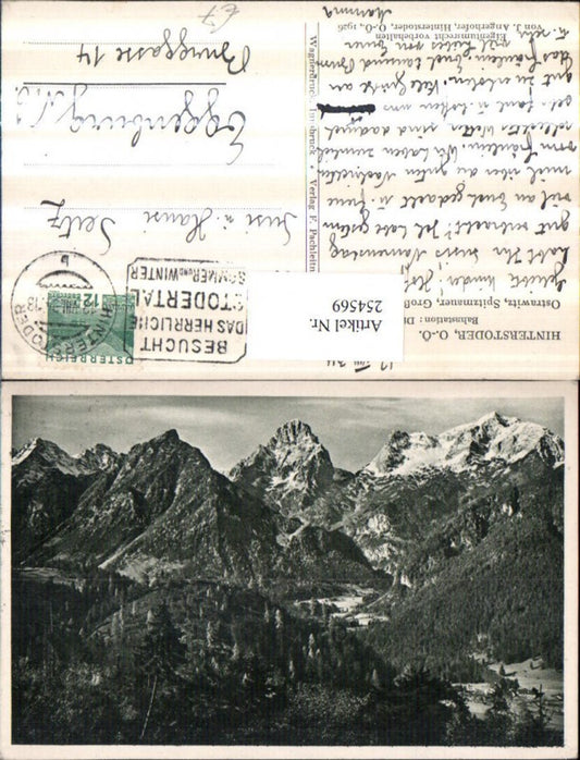 254569,Hinterstoder Ostrawitz Spitzmauer Großer Priel Bergkulisse