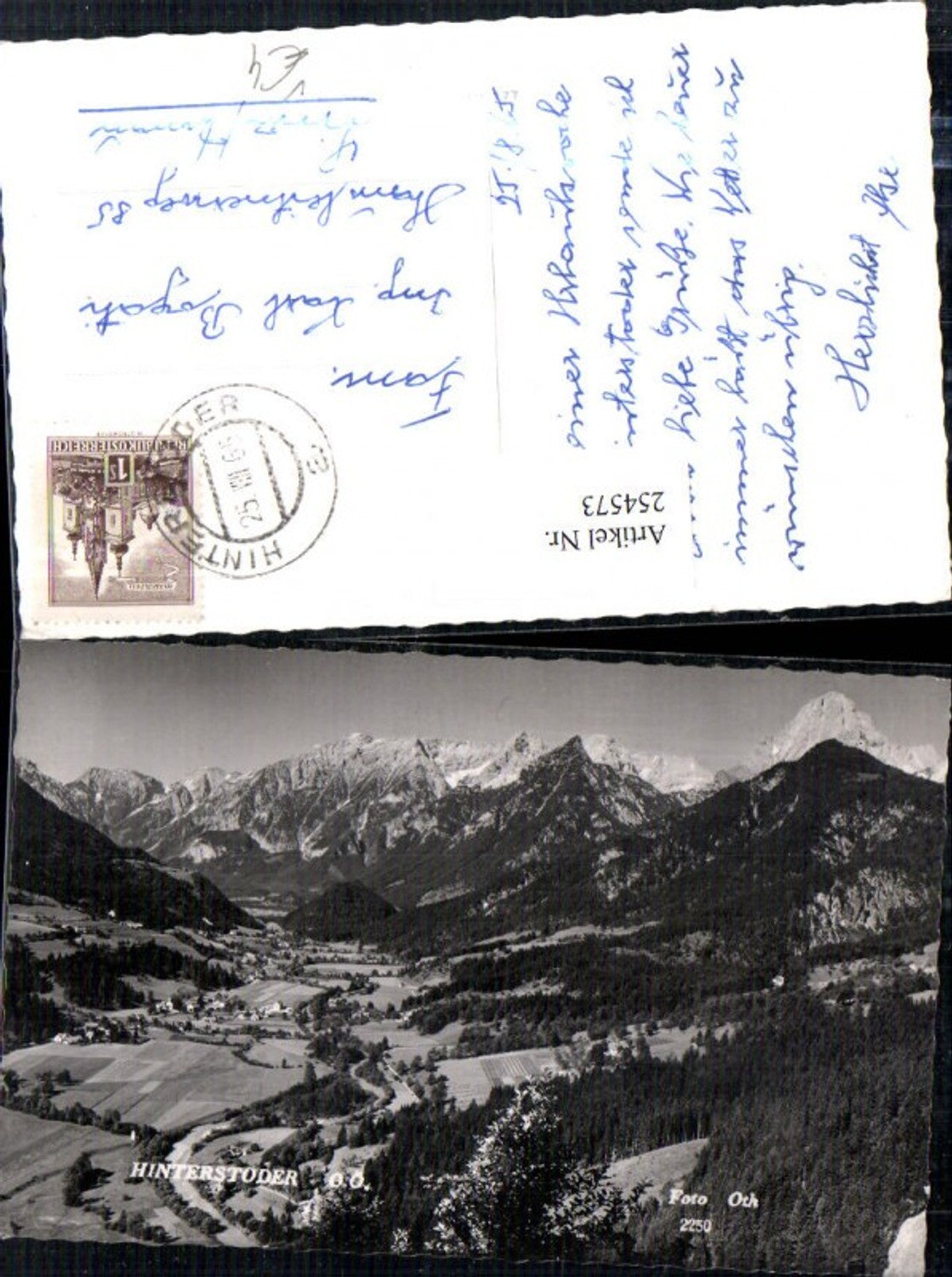 254573,Hinterstoder Totale Bergkulisse pub Foto Oth 2250