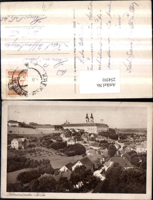 254591,Kremsmünster Teilansicht m. Stift