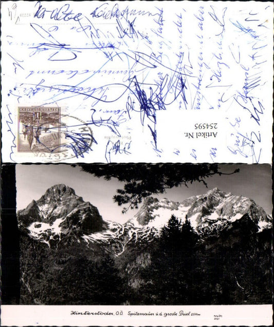 254595,Hinterstoder Spitzmauer u. d. Große Priel Bergkulisse pub Foto Oth 2121