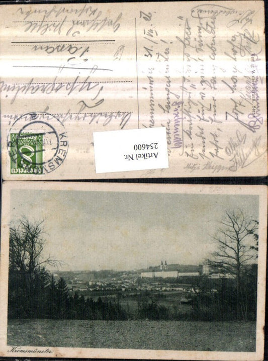 254600,Kremsmünster Teilansicht m. Stift Partie
