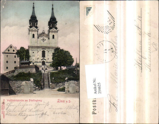 254625,Linz an d. Donau Wallfahrtskirche Kirche am Pöstlingberg pub Stengel u. Co 3760
