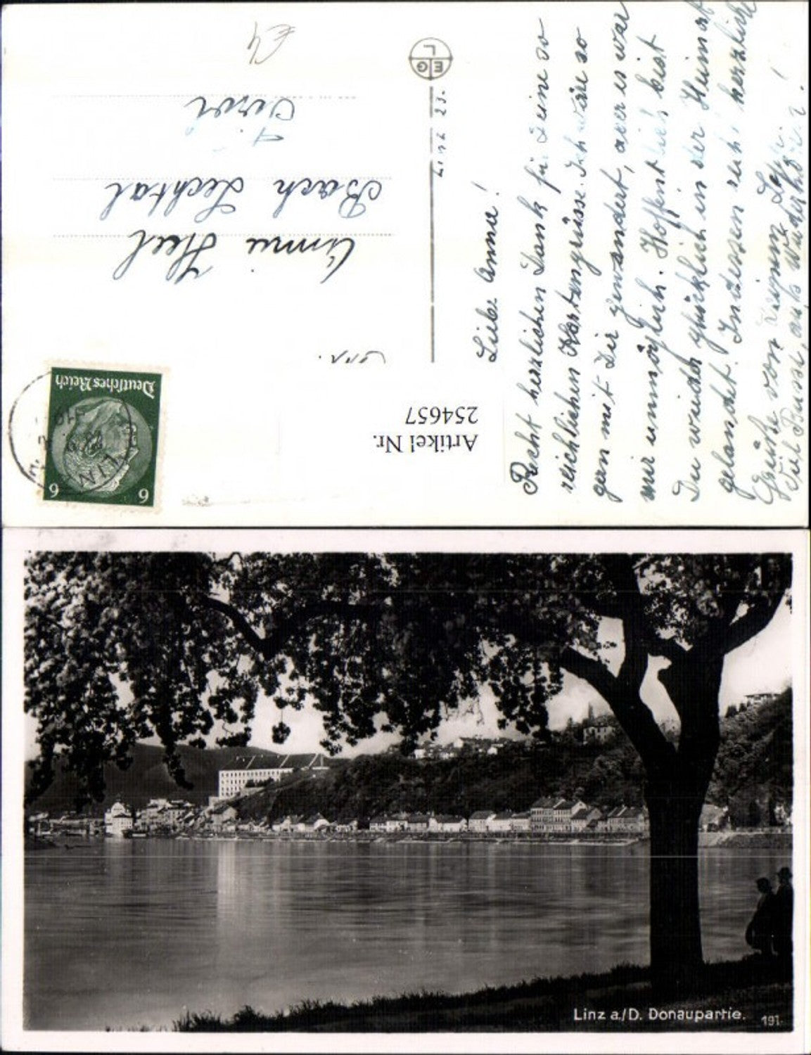 254657,Linz an d. Donau Donaupartie Partie