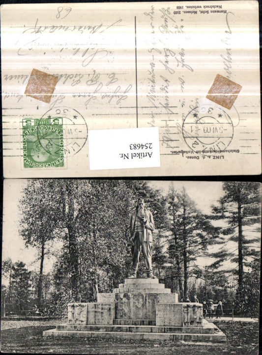 254683,Linz an d. Donau Stelzhamerdenkmal Denkmal im Volksgarten