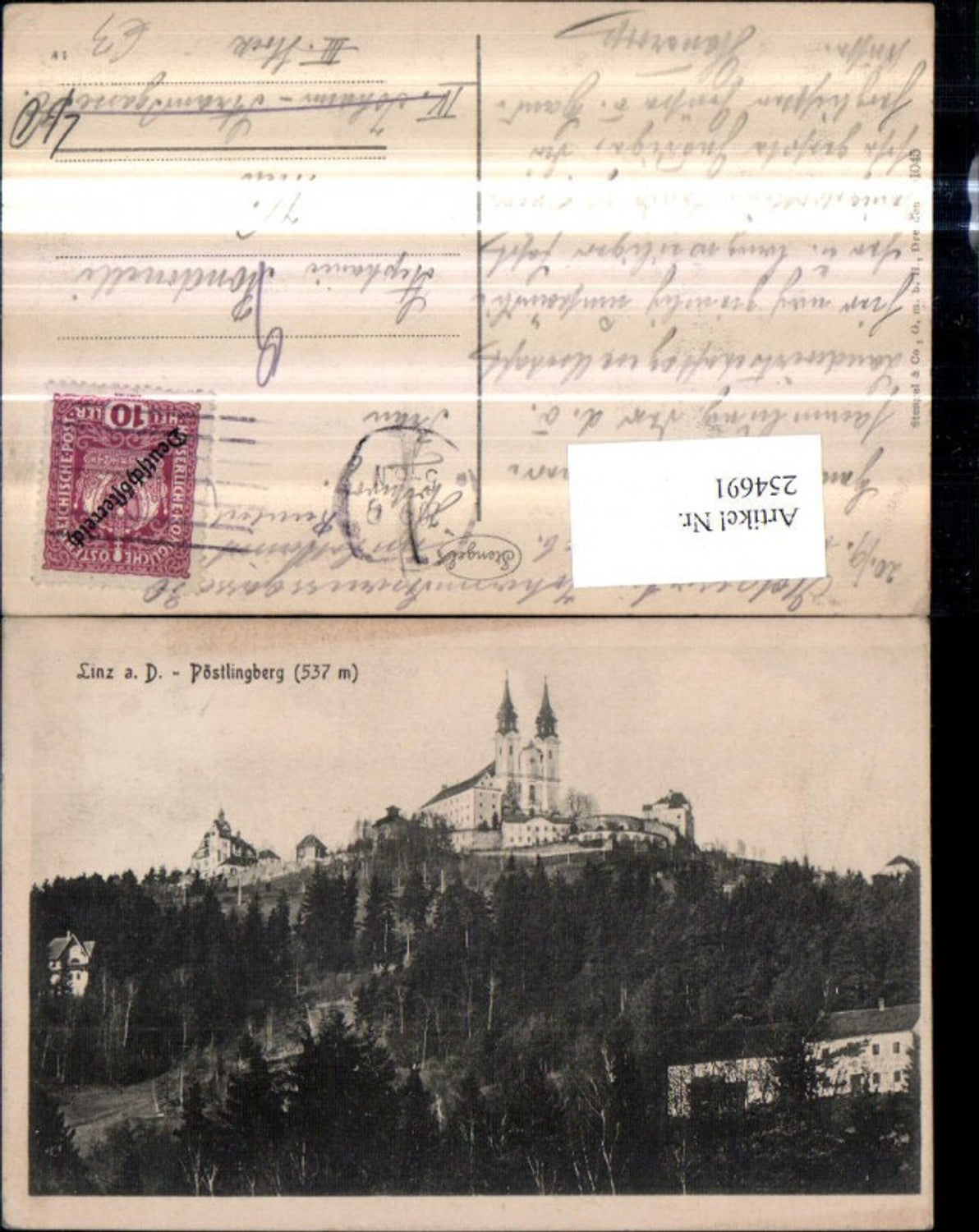 254691,Linz an d. Donau Pöstlingberg Kirche