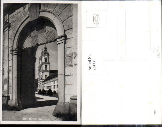 254731,Durchblick auf Stift St. Florian