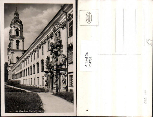 254734,Stift St. Florian Hauptfront m. Stiftskirche