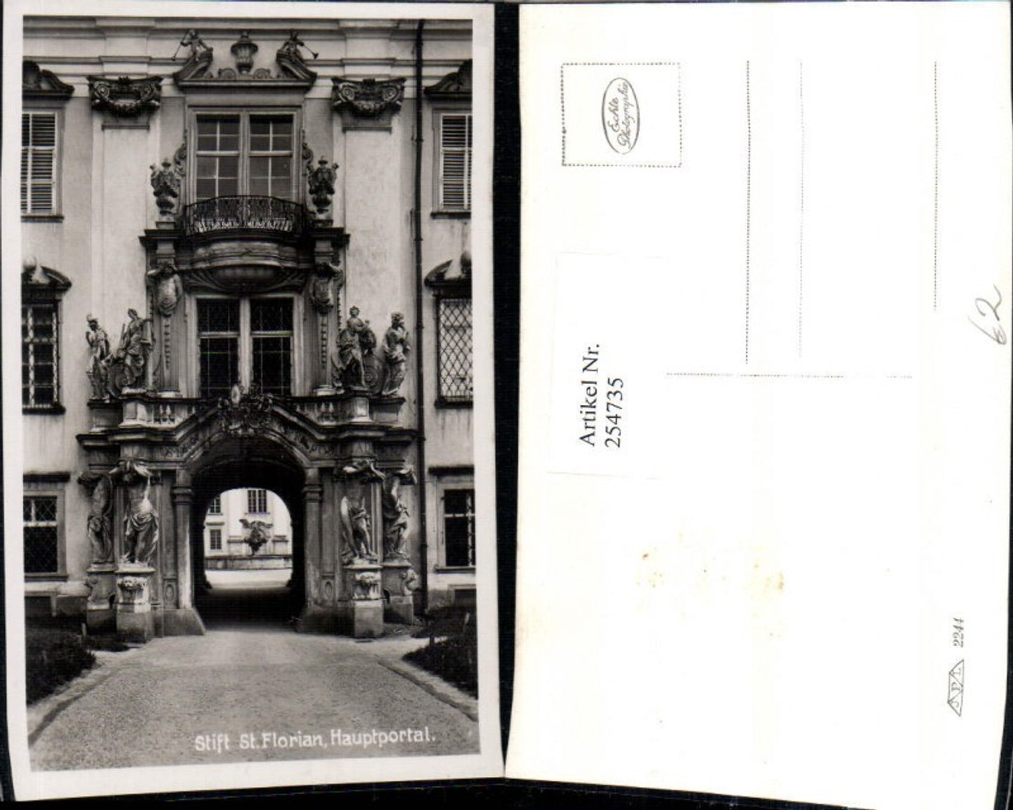 254735,Stift St. Florian Hauptportal Portal