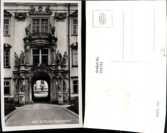254735,Stift St. Florian Hauptportal Portal