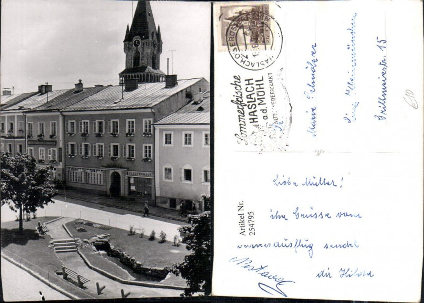 254795, Haslach Church Tower Electrical House Inn