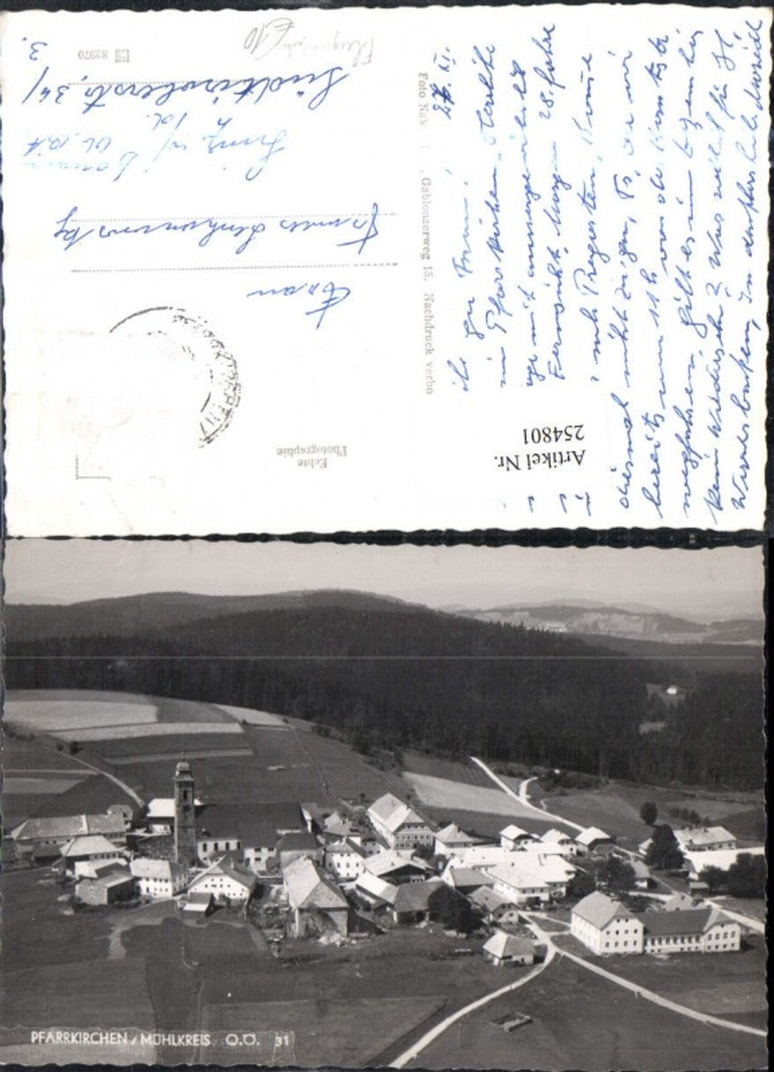 254801, Pfarrkirchen im Mühlkreis, aerial view