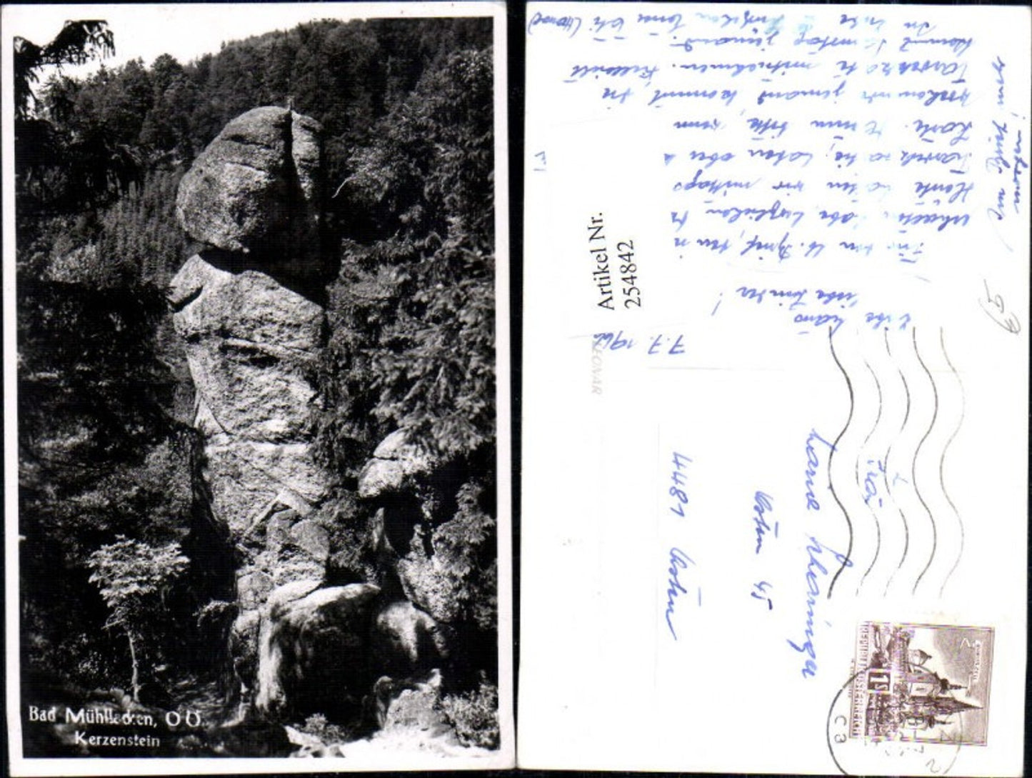 254842,Bad Mühllacken Kerzenstein Felsen