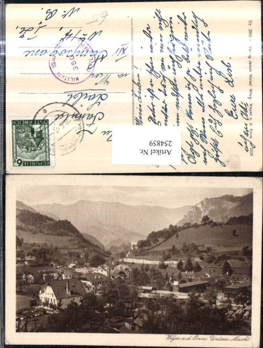 254859,Weyer an d. Enns Teilansicht Unterer Markt