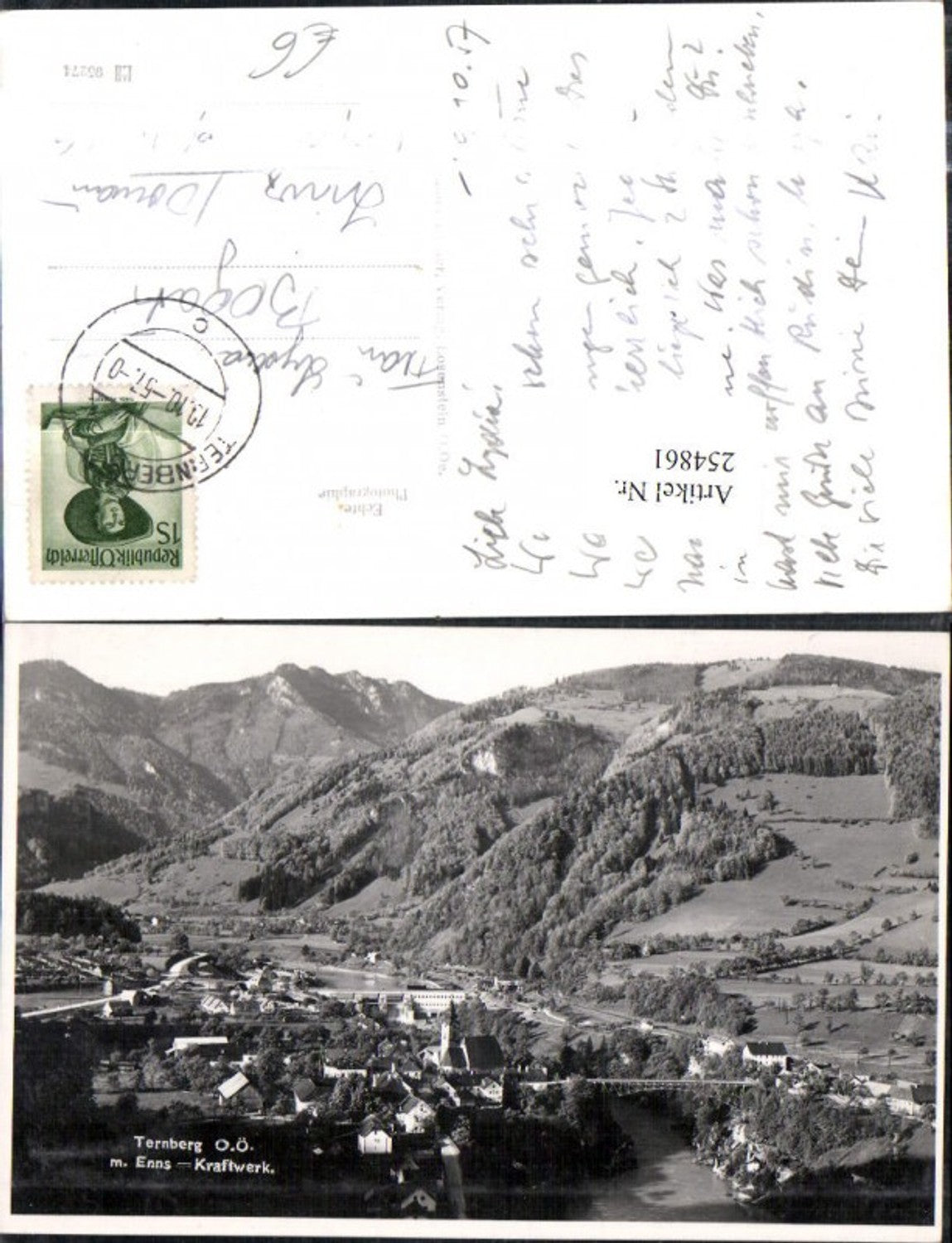 254861,Ternberg Totale m. Enns-Kraftwerk