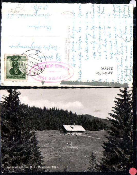254870,Bodenwies Menaueralm Almhütte b. Weyer