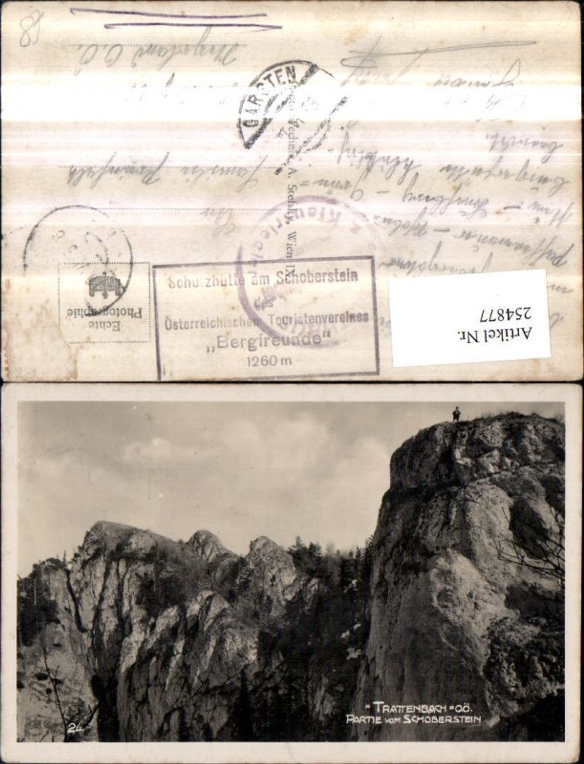 254877,Trattenbach Partie vom Schoberstein Bergkulisse