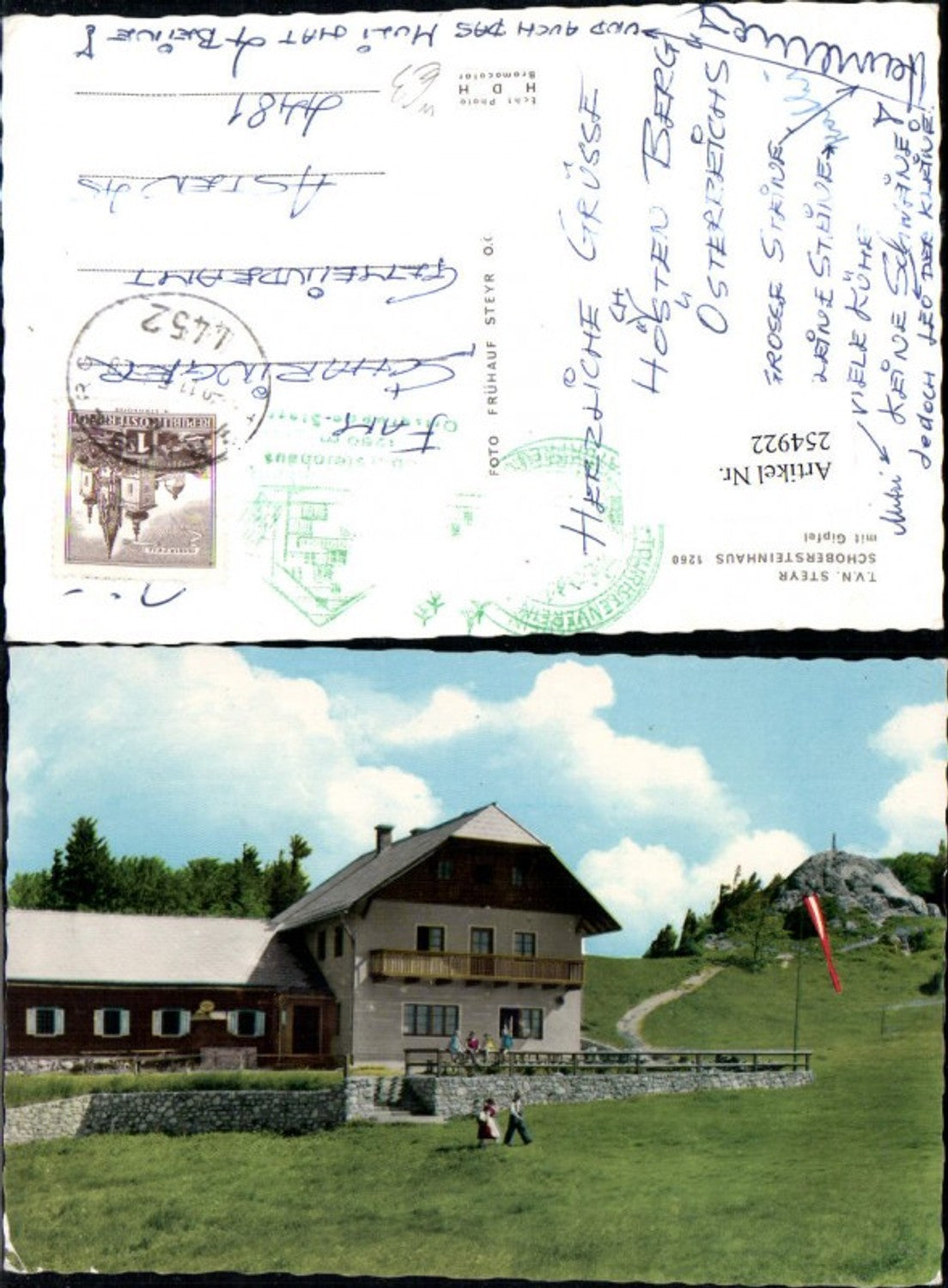 254922,Schobersteinhau m. Gipfel b. Ternberg