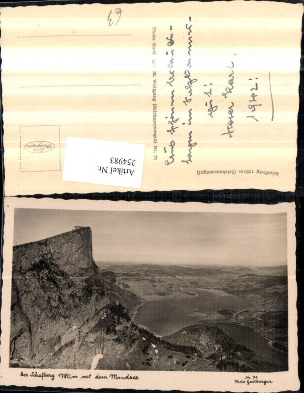 254983,Schafberg m. d. Mondsee Bergkulisse b. St. Wolfgang pub Foto Gastberger 71