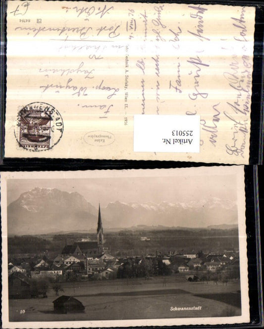 255013,Schwanenstadt Teilansicht Kirche