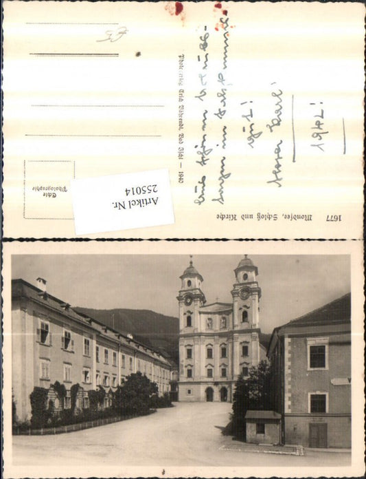 255014,Mondsee Schloss u. Kirche
