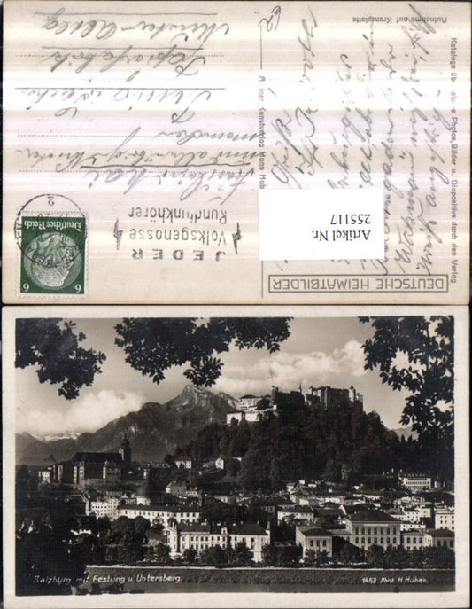 255117,Salzbug Totale m. Festung u. Untersberg