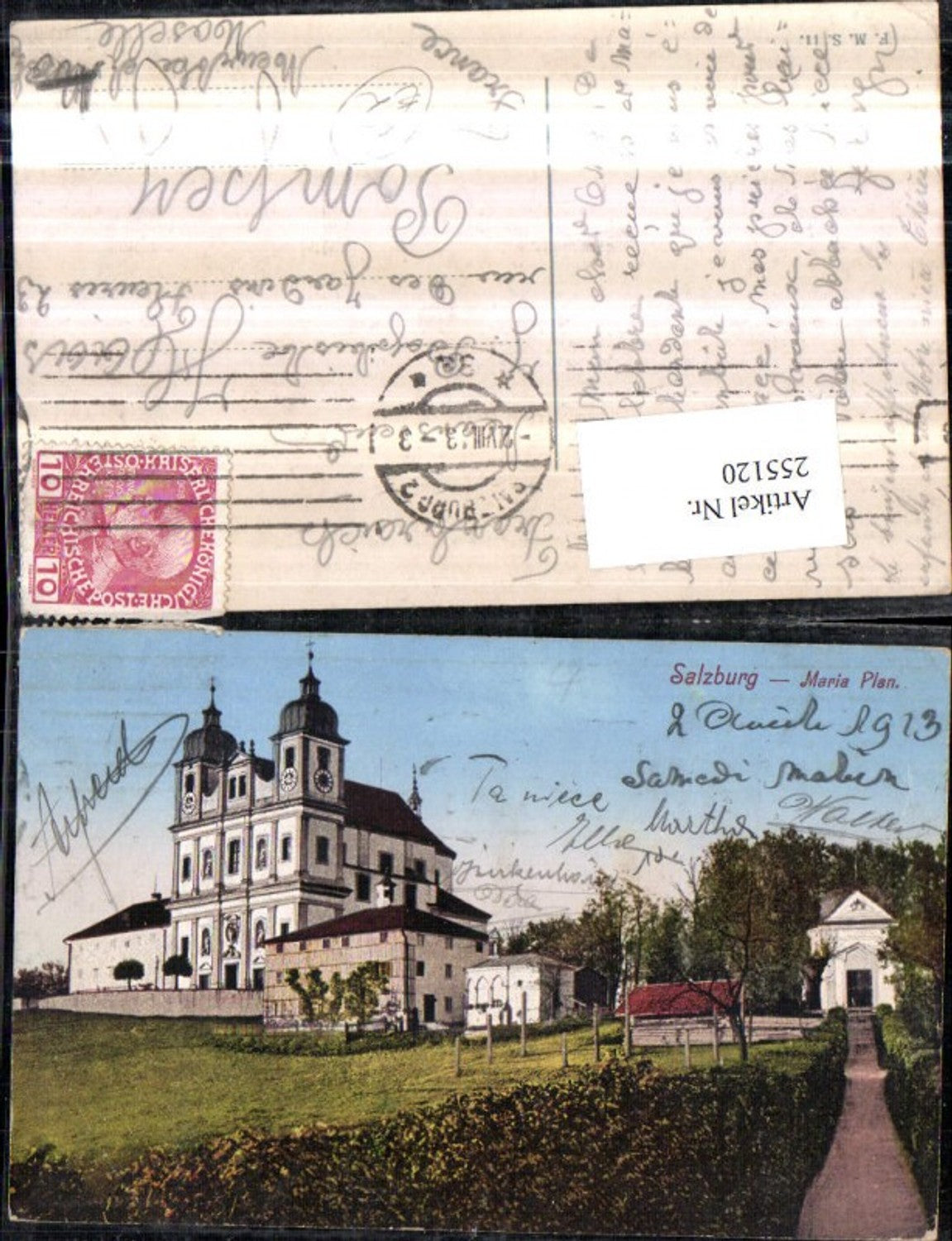 255120,Salzbug Maria Plan Plain Kirche b. Bergheim