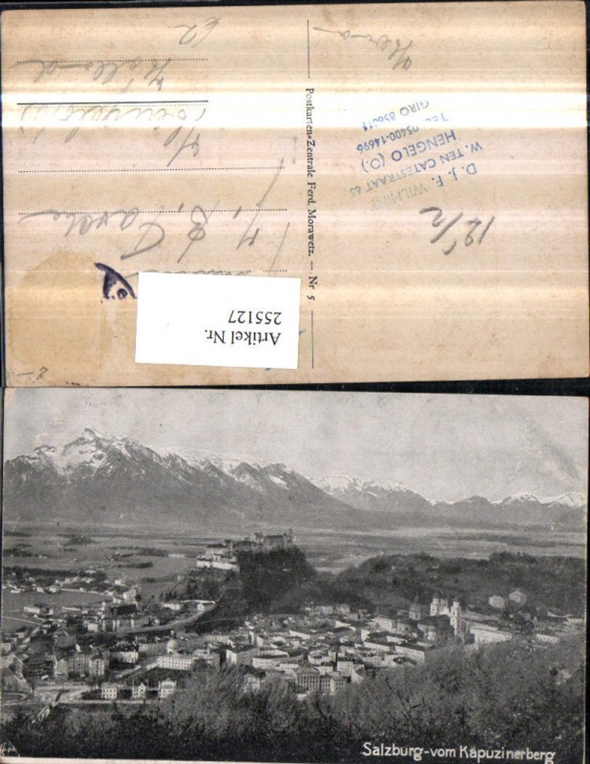255127,Salzbug Totale vom Kapuzinerberg