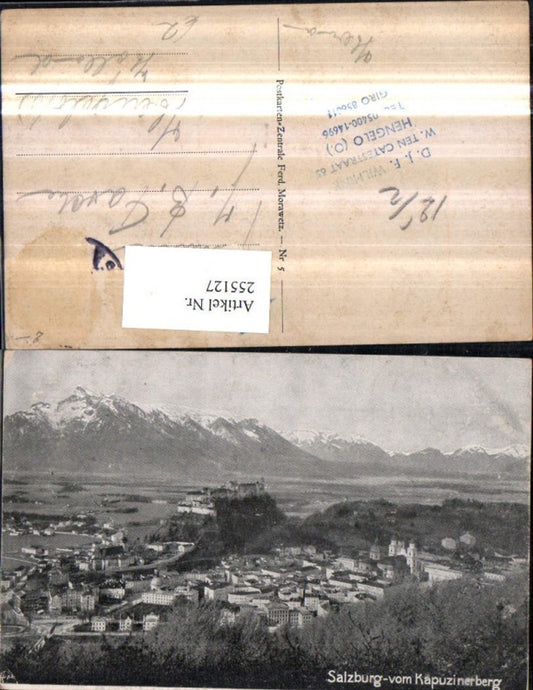 255127,Salzbug Totale vom Kapuzinerberg
