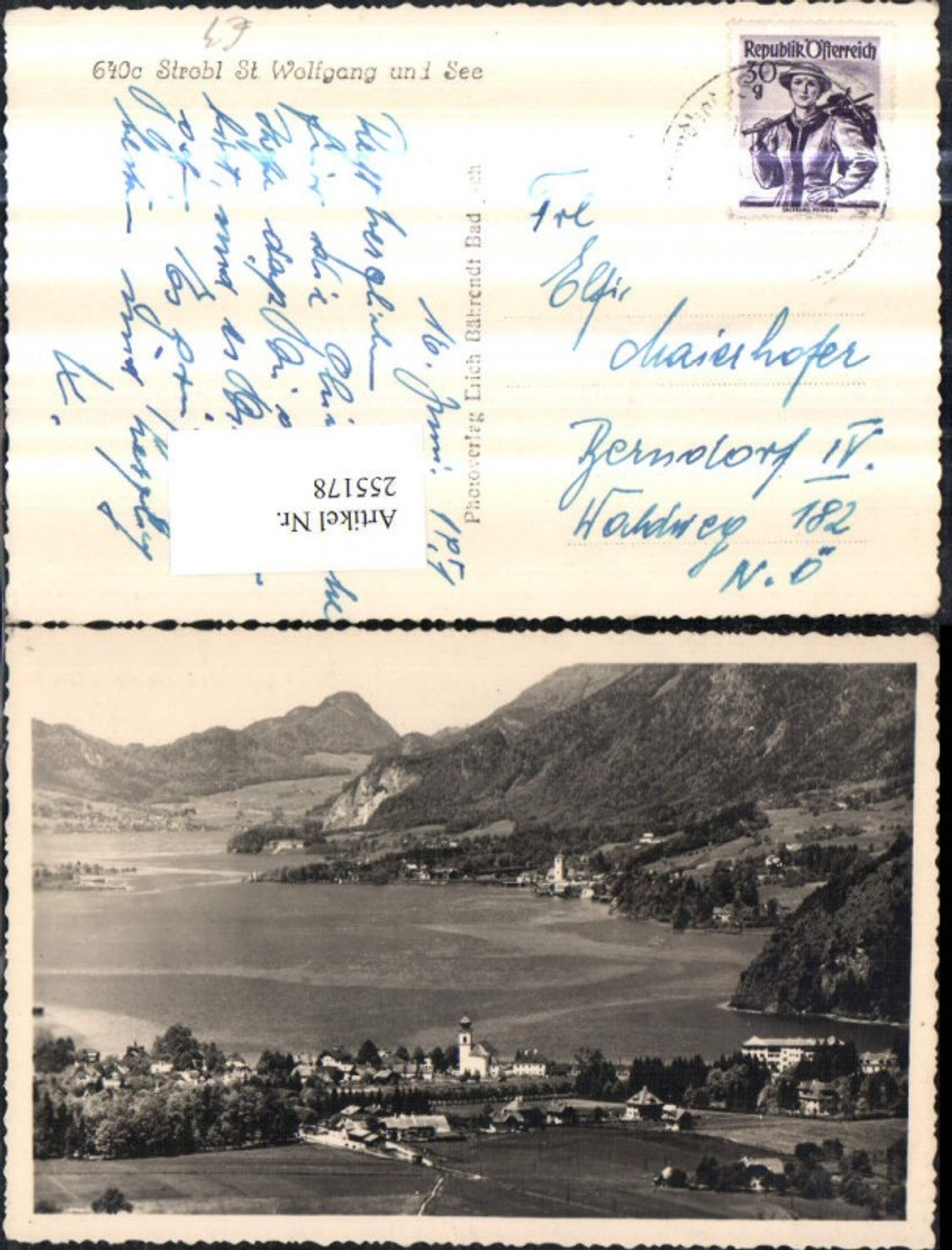 255178,Strobl Totale m. St. Wolfgang u. See