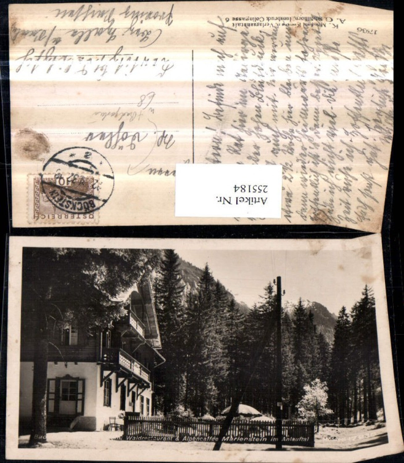 Alte Ansichtskarte – Old Postcard