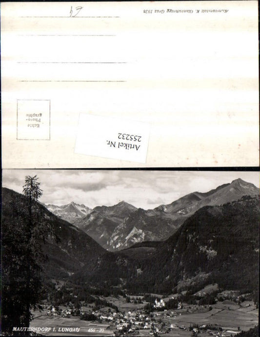 255232,Mauterndorf im Lungau Totale Bergkulisse