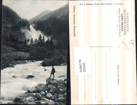 255243,Oberer Krimmler Wasserfall b. Krimml