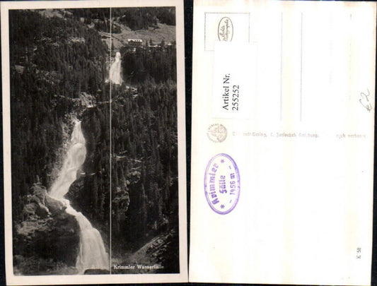 255252,Krimmler Wasserfälle b. Krimml
