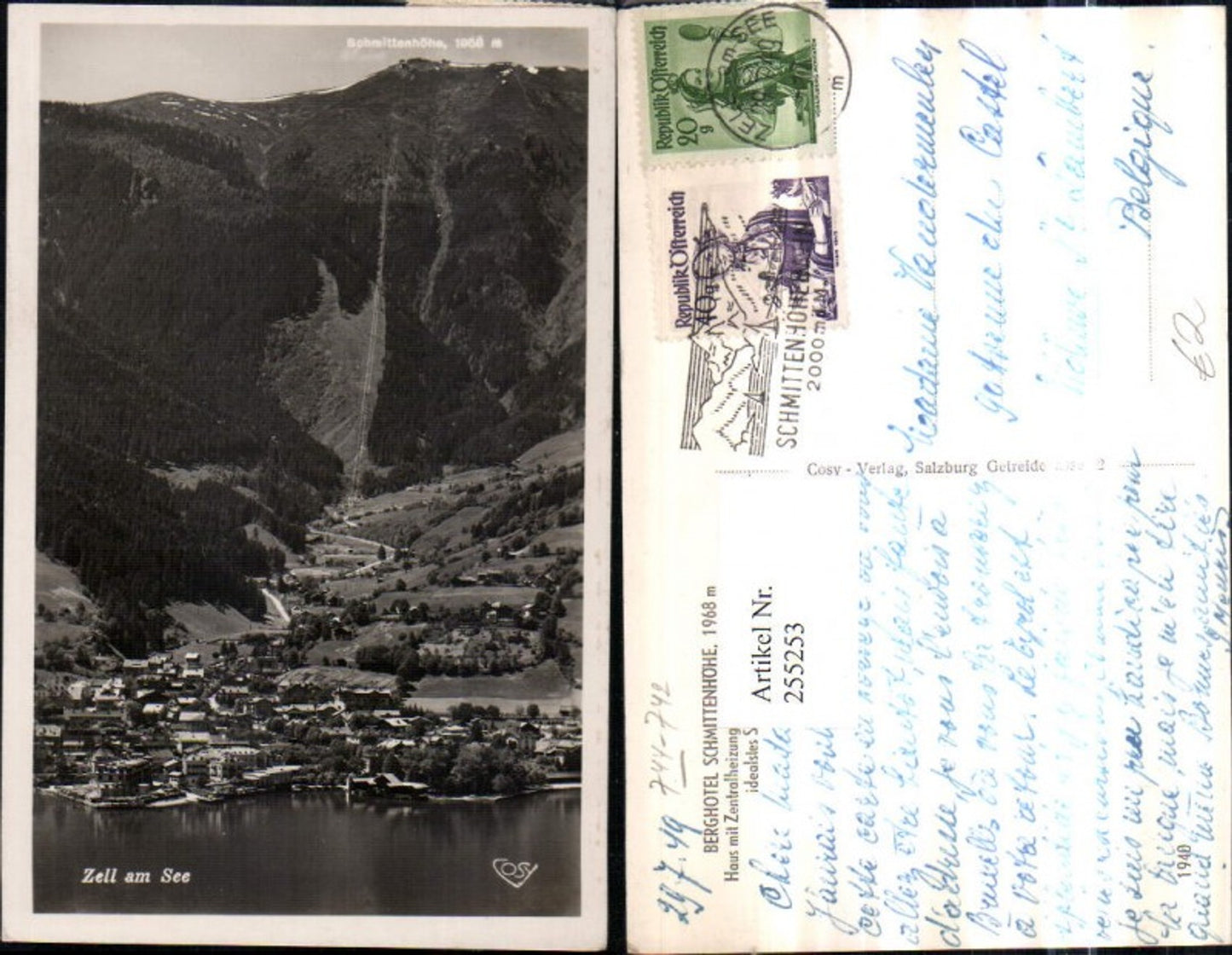 255253,Zell am See Totale m. Schmittenhöhe pub Cosy