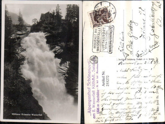 255272,Mittlerer Krimmler Wasserfall b. Krimml