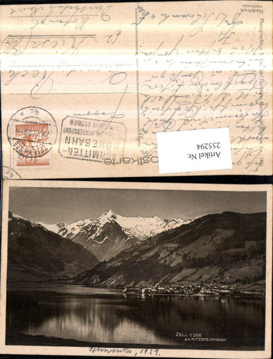 255294,Zell am See Totale geg. d. Kitzsteinhorn Bergkulisse
