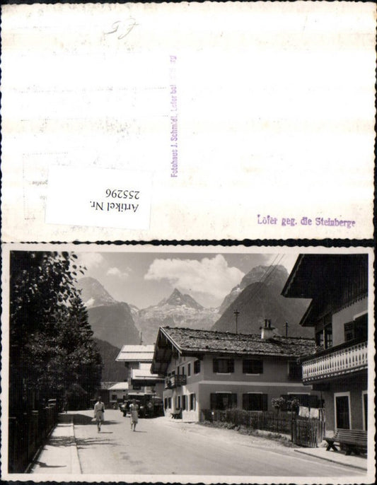 255296,Lofer Straßenansicht geg. d. Steinberge