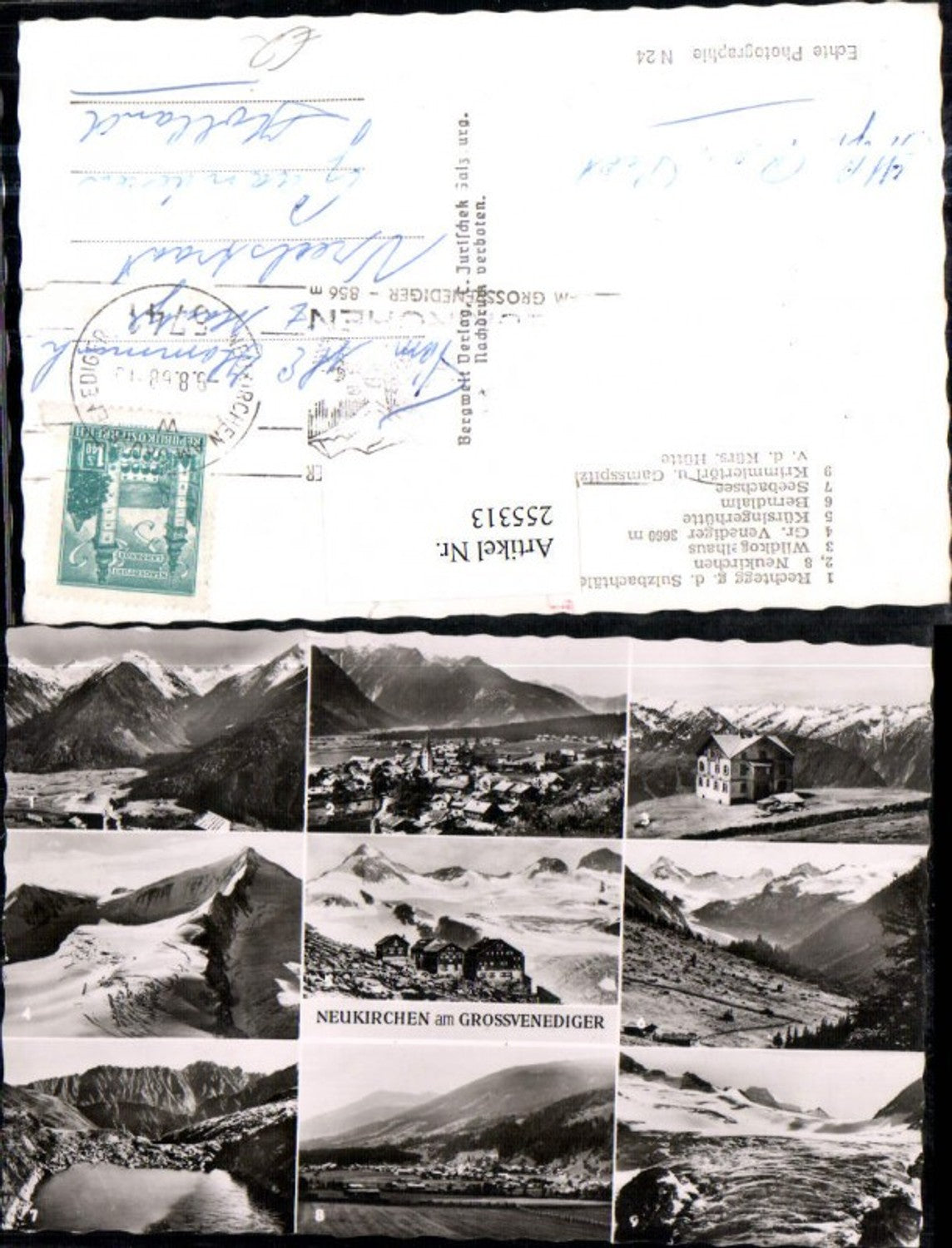 255313,Neukirchen am Großvenediger Totale Bergkulissen Mehrbildkarte