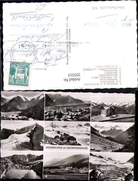 255313,Neukirchen am Großvenediger Totale Bergkulissen Mehrbildkarte