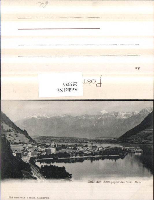 255335,Zell am See Totale geg. d. Steinerne Meer