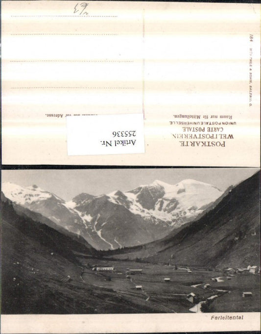 255336,Ferleitental Bergkulisse b. Fusch an d. Glocknerstraße